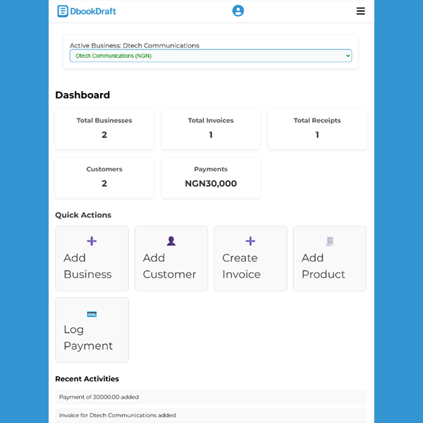 Dbookdraft platform preview